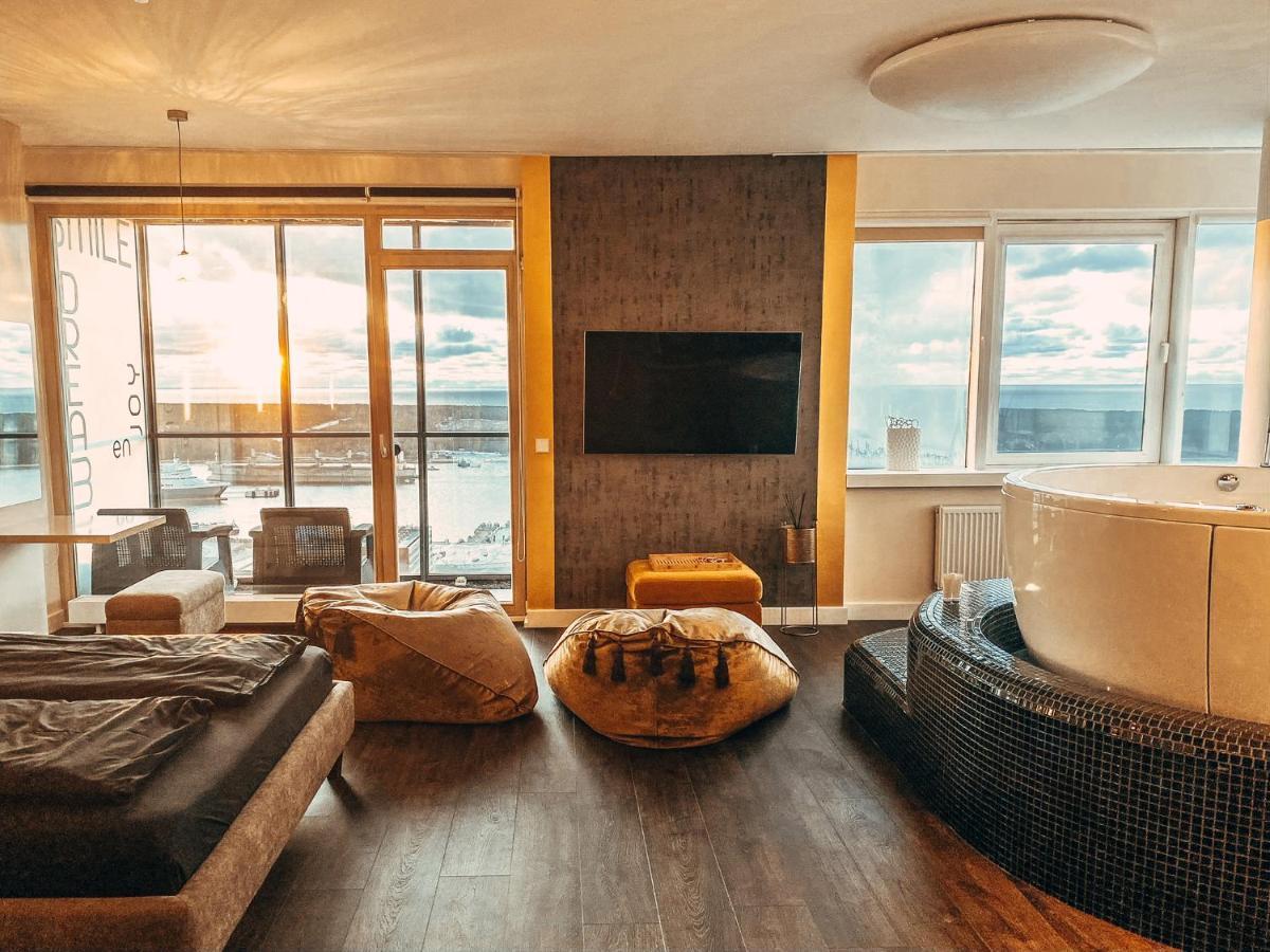 Apartmán sky FLAT jacuzzi 27 FLOOR Klaipėda Exteriér fotografie